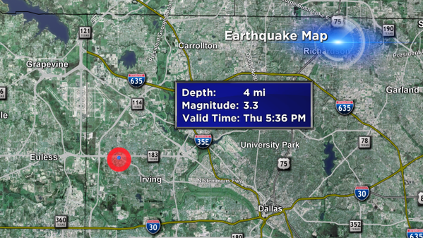 earthquakes in Texas April 2015