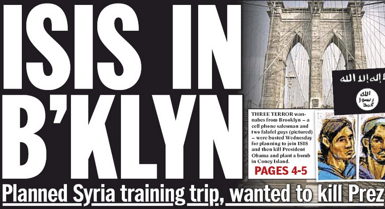 Click to enlarge ISIS in B'klyn