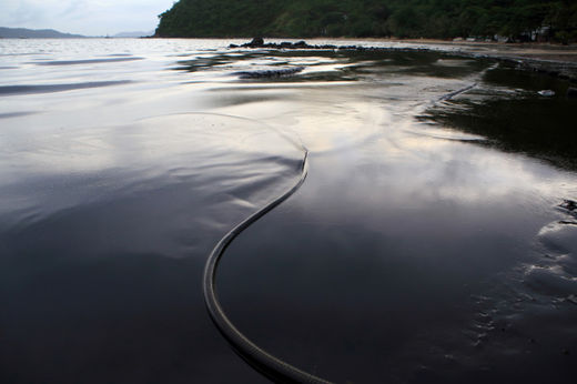 crude oil spill