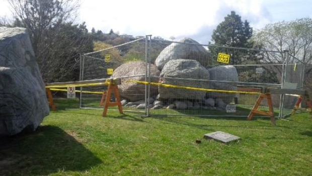 Click to enlarge Fatality in Rock Pile