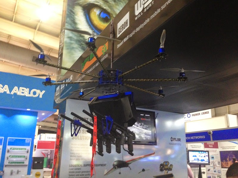 Click to enlarge drones crowd control