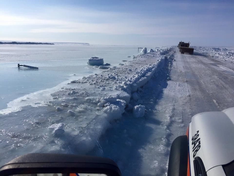Alaska Flooding closes highway with 'unprecedented levels of overflow