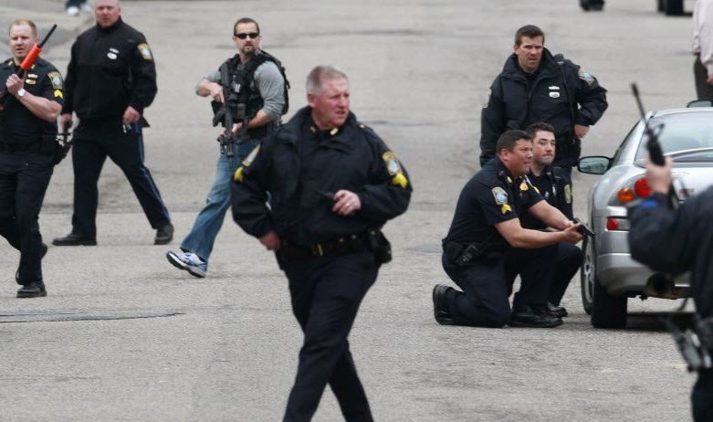 boston bombing manhunt