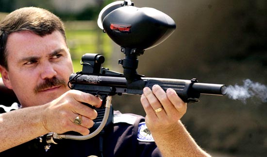 Click to enlarge shooting gun
