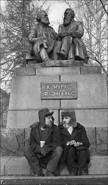 Click to enlarge Marx and Engels