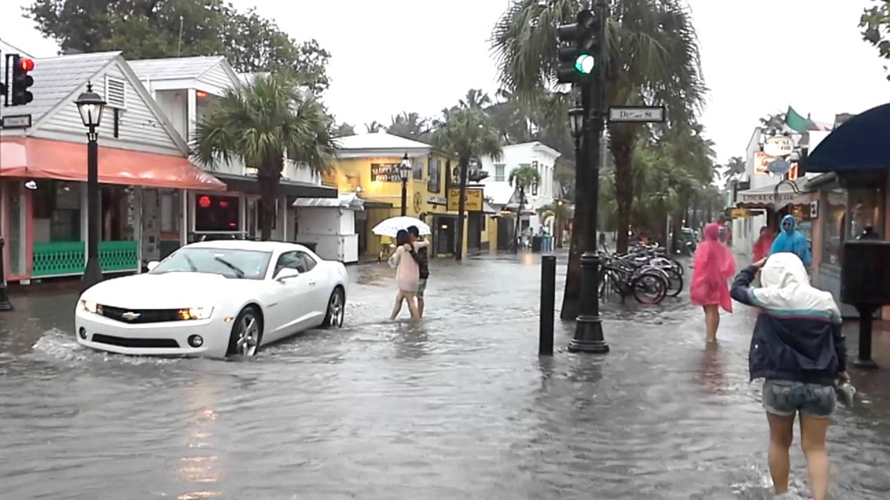 Click to enlarge Key West flooded