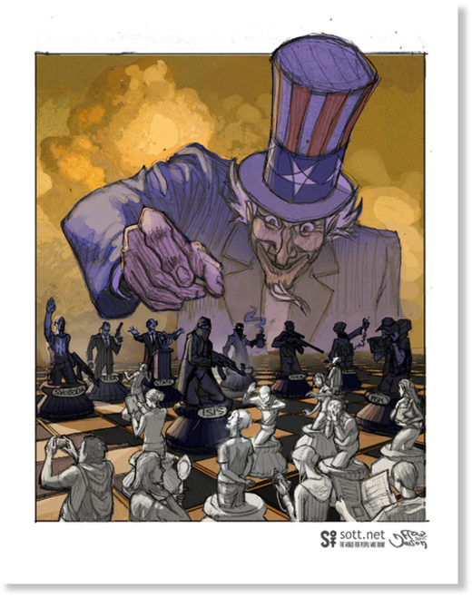Chessboard florian uncle sam us empire