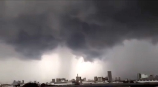 waterspout in Malaysia, April 2015