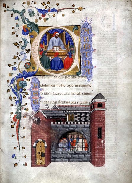 Miniatures Boethius manuscript