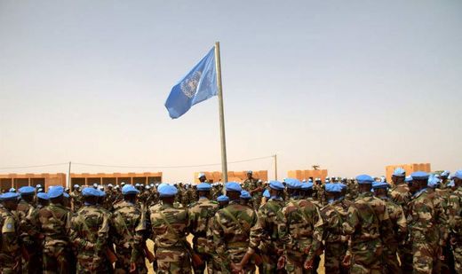 Click to enlarge UN peacekeepers