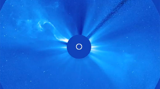 plasma eruption sun