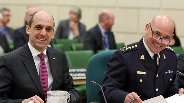 Steven Blaney and RCMP Commissioner Bob Paulson 