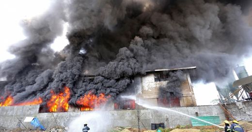 factory fire manila