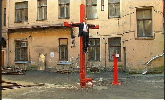 Putin on a Cross