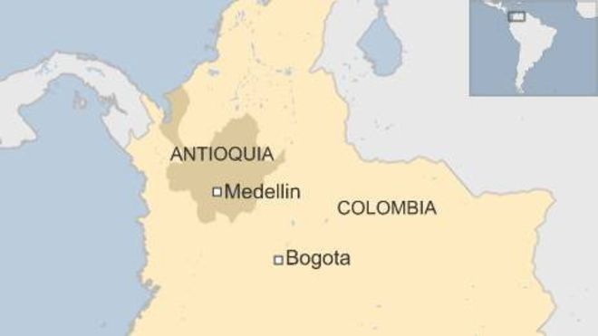 Click to enlarge landslide in Columbia