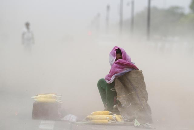 India dust storm