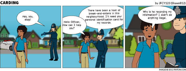 carding cartoon