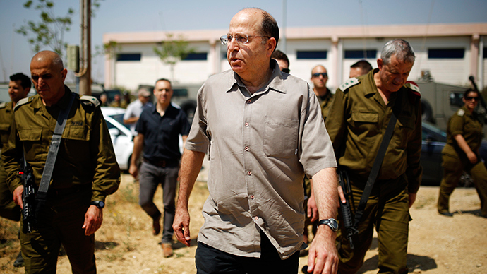 Israeli Defense Minister, Moshe Yaalon.