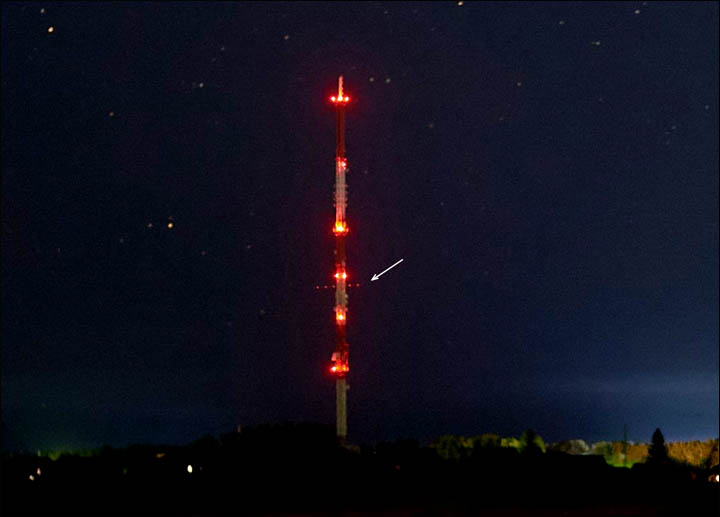 red lights over Russia