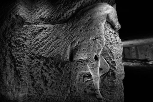 carved horse french undergroung 1918