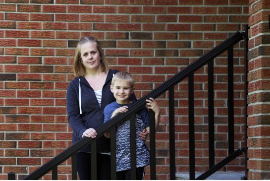 Click to enlarge cheryl fischer and son mason