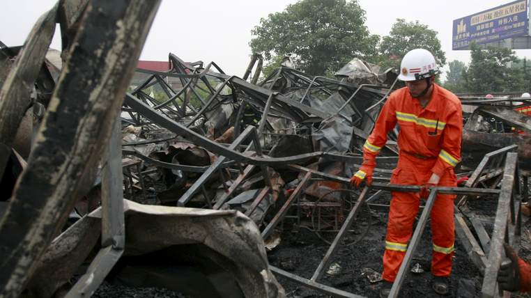 China nursing home fire