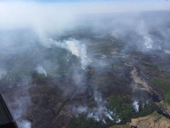 pony creek fire, alberta