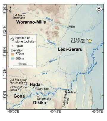 Map of Ethiopia