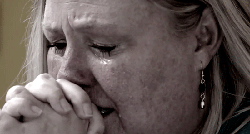 crying woman