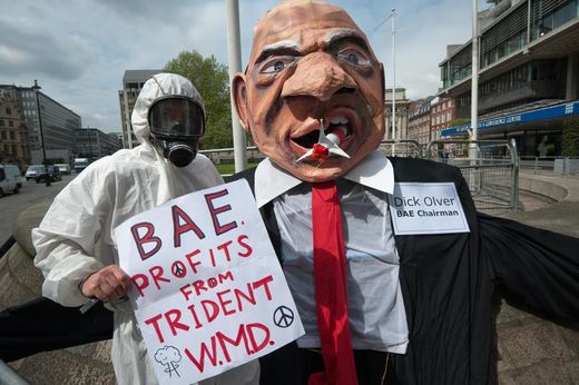 bae protest england schools