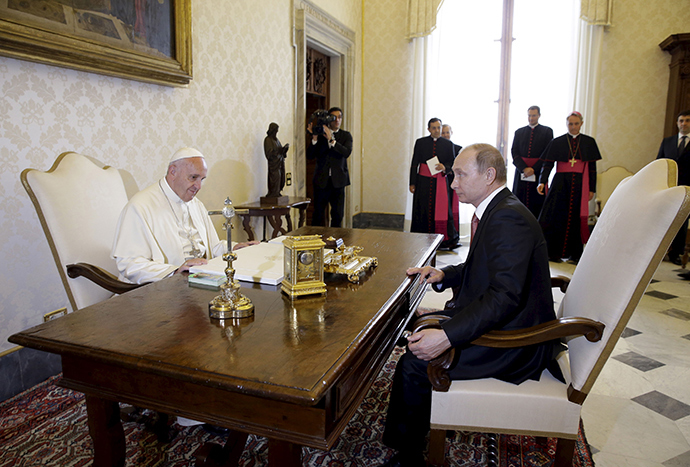 Putin and Pope