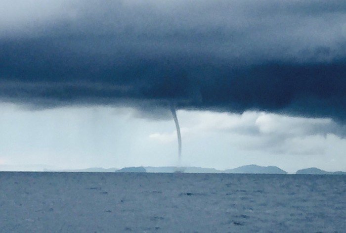 waterspout off Thailand