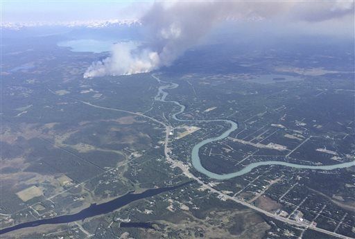 Click to enlarge Alaska fire