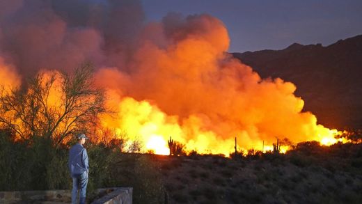 Arizona brush fire