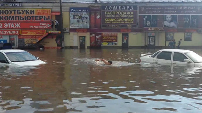 Click to enlarge floods in Russia