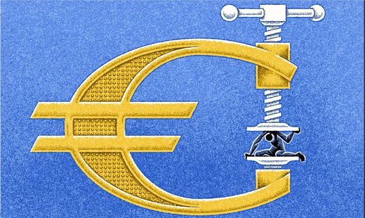 Click to enlarge Euro currency squeeze