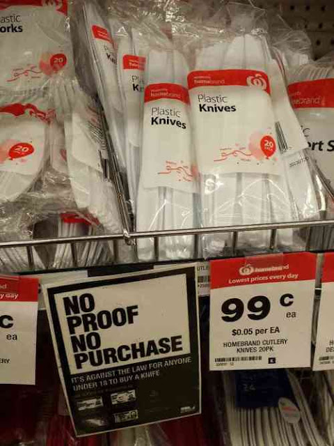Click to enlarge plastic knives