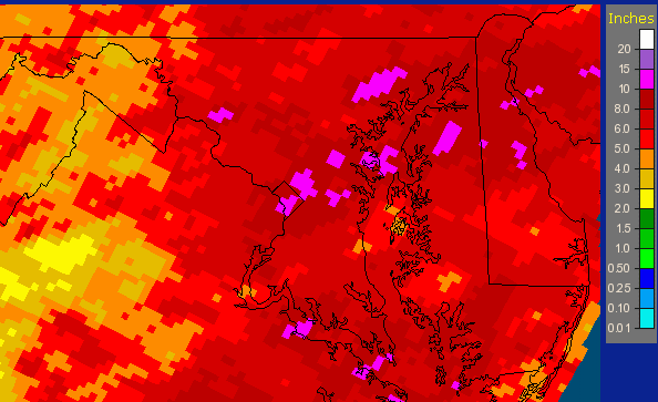 Click to enlarge Maryland June rain
