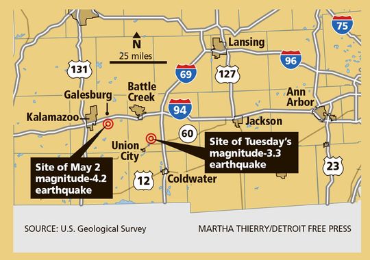 Michigan earthquake