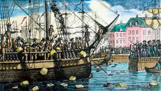 Click to enlarge Boston tea party