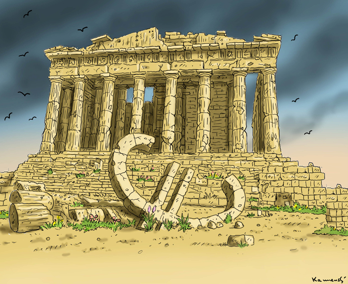 Crumbling Greece