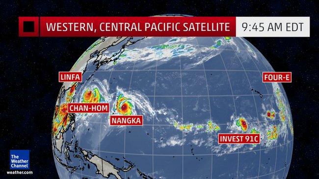 Pacific storms