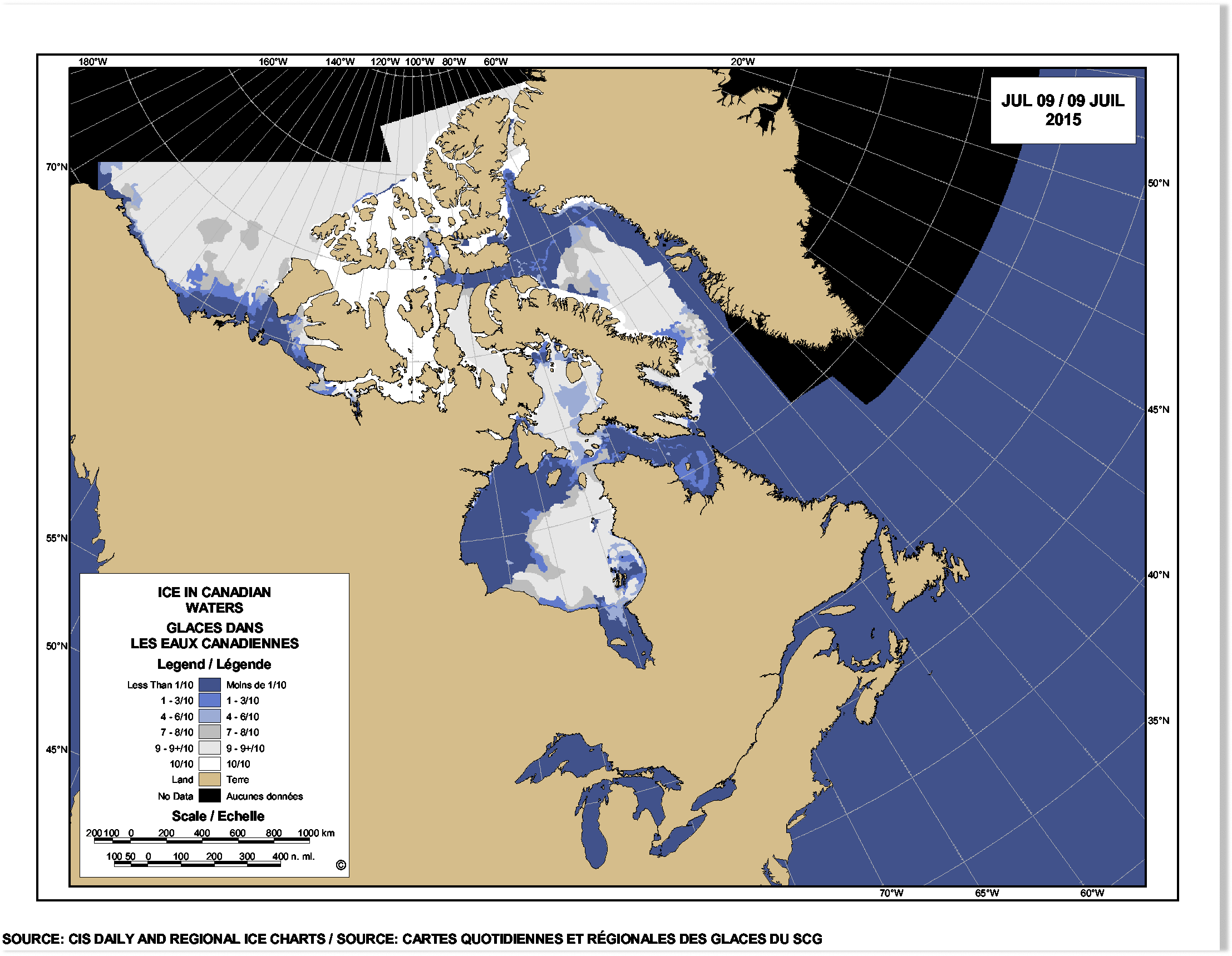Almost 50 of Hudson Bay still covered in ice Earth Changes