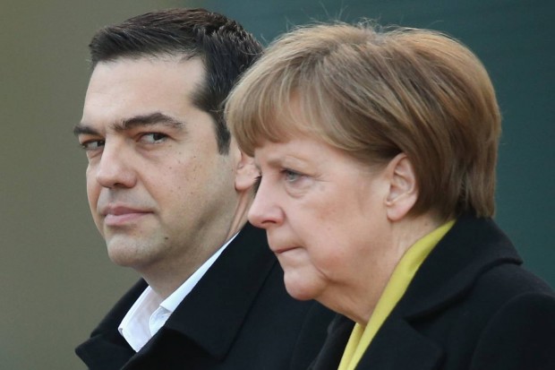 Tsipras and Merkel