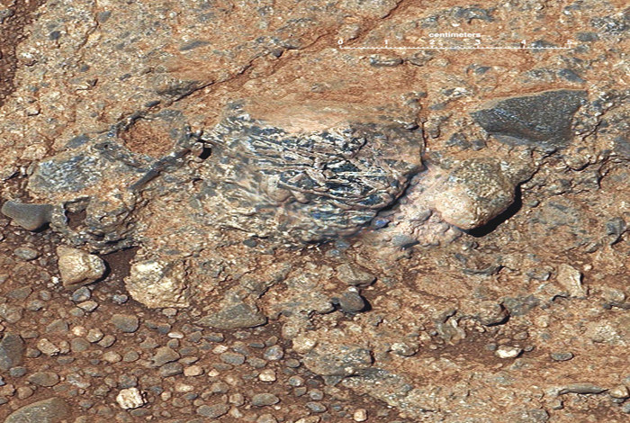 Click to enlarge Mars rock