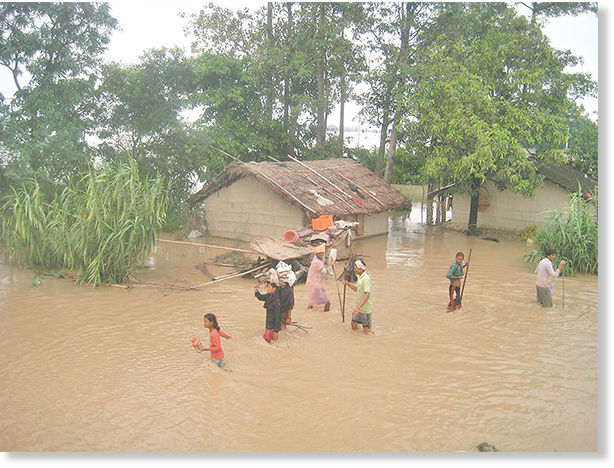 Hundreds Displaced And Two Dead After Floods Landslides In Nepal One
