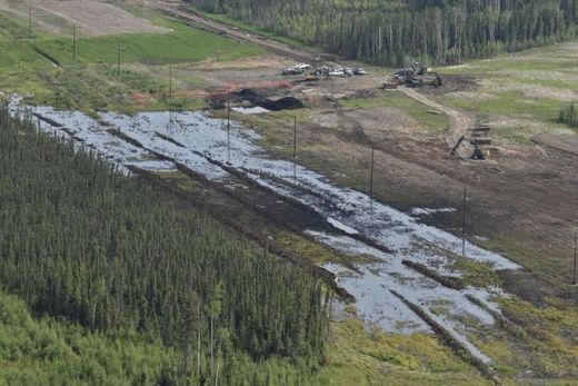 pipeline leak alberta canada