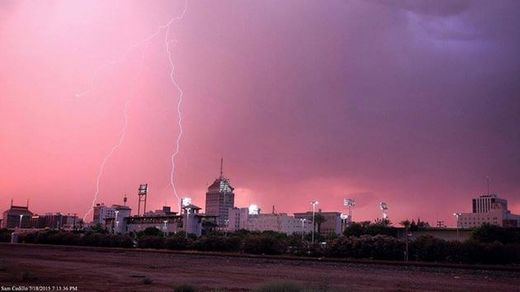 summer storm Central Valley california