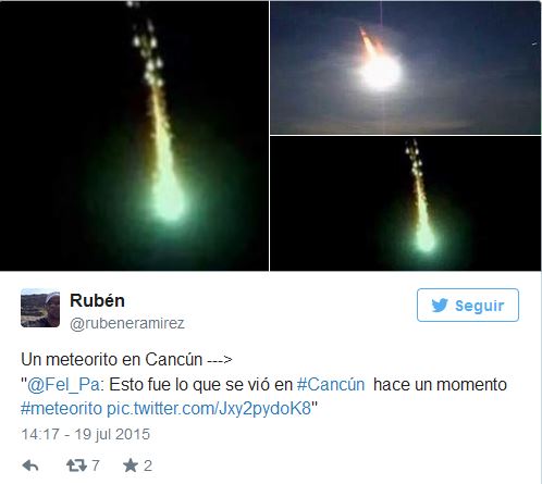 bola de fuego Cancún