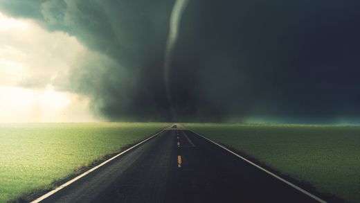 Click to enlarge tornado road